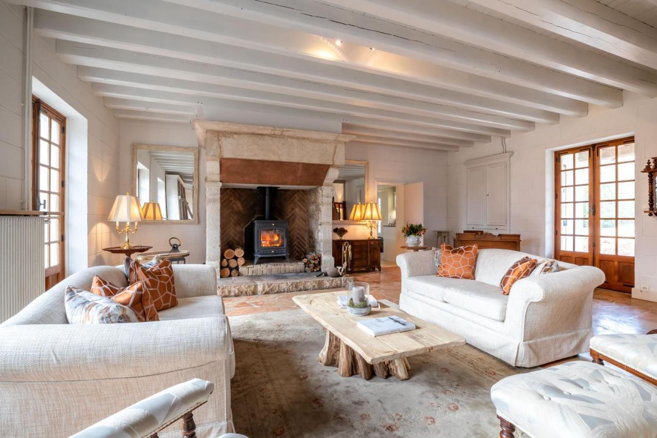Bed and Breakfast Domaine De L'Oiseau Gergy Esterno foto