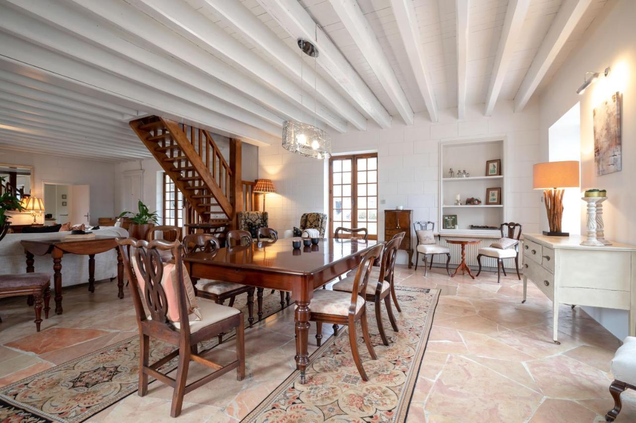 Bed and Breakfast Domaine De L'Oiseau Gergy Esterno foto